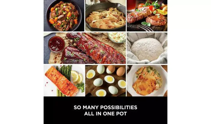 Ninja Foodi Possible Cooker 8-in-1 Slow Cooker Sea Salt Grey l MC1001UK