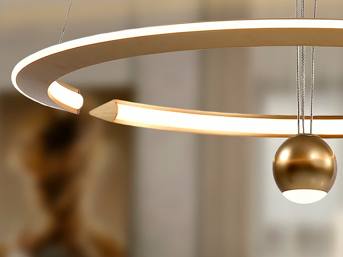 SCHULLER ORANE - GOLD PENDENT LED- 365796
