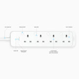 Tapo P304M Smart Plug Power Strip | TAPOP304M thumbnail 3