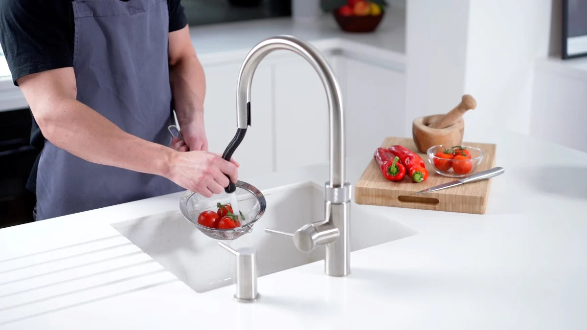 Quooker Flex 3-in-1 Boiling Water Tap Stainless Steel | 3XRVS