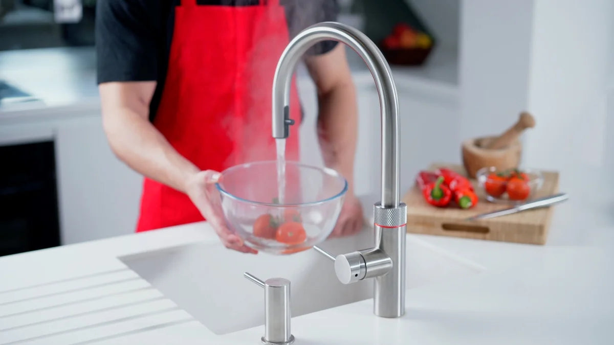Quooker Flex 3-in-1 Boiling Water Tap Stainless Steel | 3XRVS