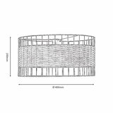 Belfort Large Non Electric Drum Shade: 4040 NE LG thumbnail 4
