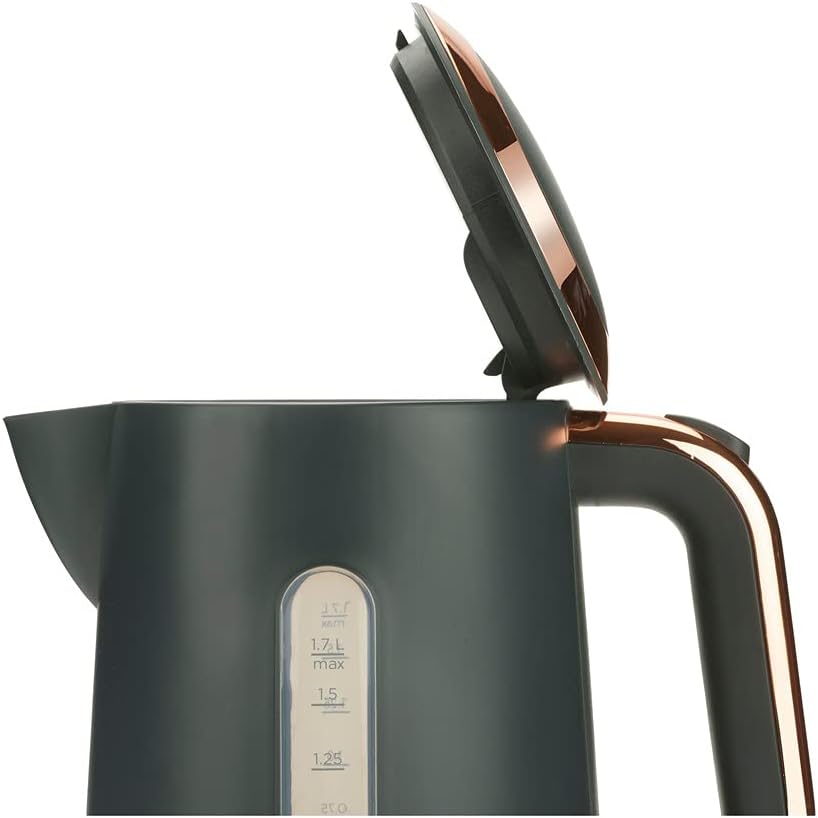 Kenwood Abbey Lux Grey & Rose Gold Kettle | ZJP05.C0DG