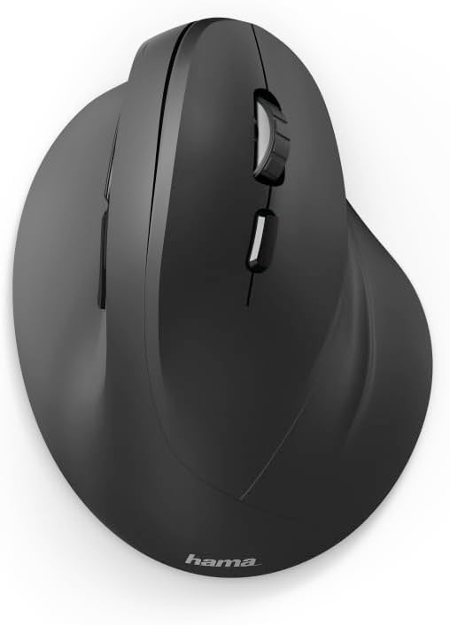 Hama Vertical Ergonomic EMW-500 Wireless Mouse 6 Buttons Black | 370396