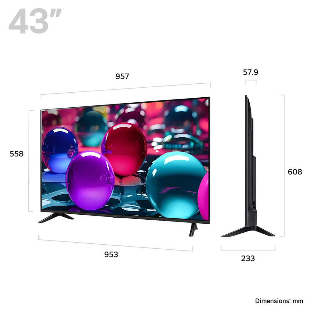 LG 43" UA73 4K Ultra HD HDR LED Smart TV | 43UA73006LA.AEK