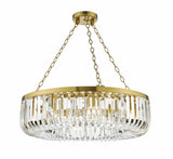 Sigourney 8 Light Pendant Satin Gold and Crystal-SIG0835 thumbnail 6