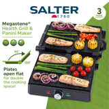 Salter Megastone Health Grill & Non-Stick Panini Maker | EK5857 thumbnail 8