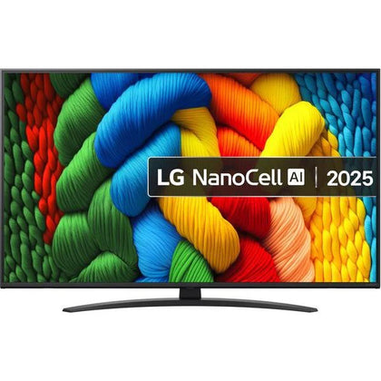 LG NANO81 50" 4K Ultra HD HDR LED Smart TV (2025) | 50NANO81A6A.AEK