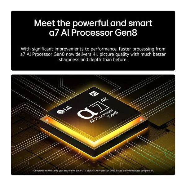 LG NANO81 50" 4K Ultra HD HDR LED Smart TV (2025) | 50NANO81A6A.AEK