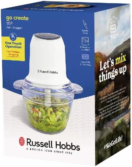 Russell Hobbs Go Create Mini Chopper White | 27540