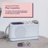 Roberts DAB/FM Portable Digital Radio White | PLAY10WH thumbnail 4