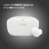 JBL Wave Buds 2 In-Ear Noise Cancelling Earbuds White | JBLWBUDS2WHT thumbnail 4