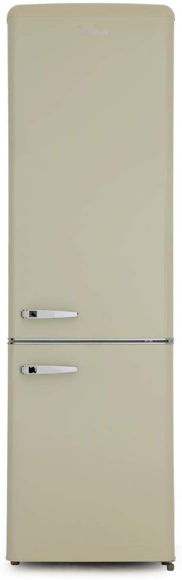 Amica 55cm 60/40 Retro Style Fridge Freezer Cream | FKR29653C
