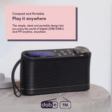 Roberts DAB/FM Portable Digital Radio Black | Play10 thumbnail 4