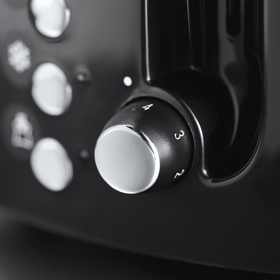 Russell Hobbs Textures Plus Toaster 2 Slice Black | 22601