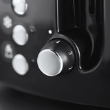 Russell Hobbs Textures Plus Toaster 2 Slice Black | 22601 thumbnail 6