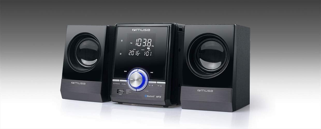 Micro Cd Muse Digital Micro CD HiFi System Black | M38BTPeter Murphy Lighting ...