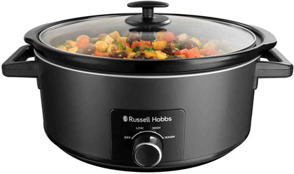 Russell Hobbs 7L Matte Black Slow Cooker Black | 27720