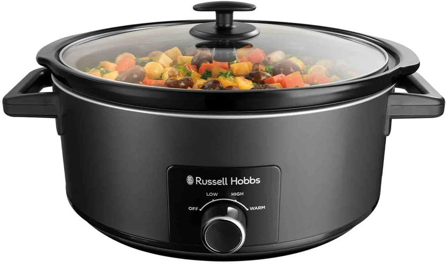 Russell Hobbs 7L Matte Black Slow Cooker Black | 27720