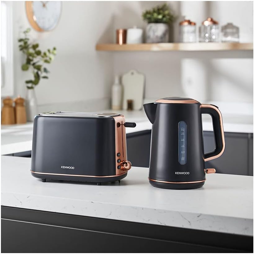 Kenwood Abbey Lux Grey & Rose Gold Kettle | ZJP05.C0DG