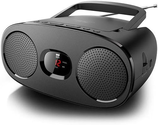 New One CD Boombox Radio Black l RD-306