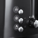 Russell Hobbs Textures Plus Toaster 2 Slice Black | 22601 thumbnail 5