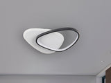 SCHULLER ROMO - FLUSH CEILING LAMP WHITE-BLACK-522867 thumbnail 6
