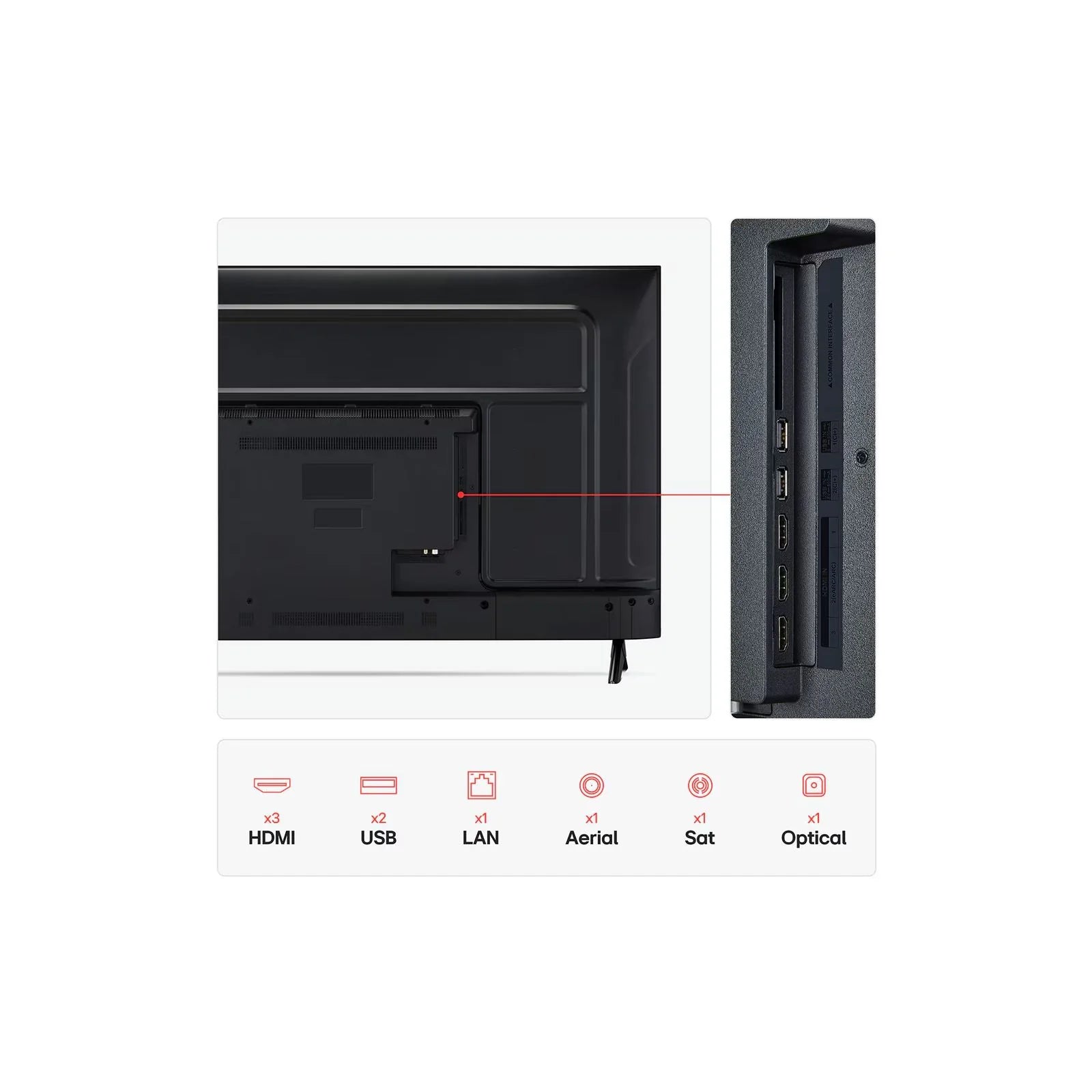 LG 55" UA73 4K Ultra HD HDR LED Smart TV | 55UA73006LA.AEK