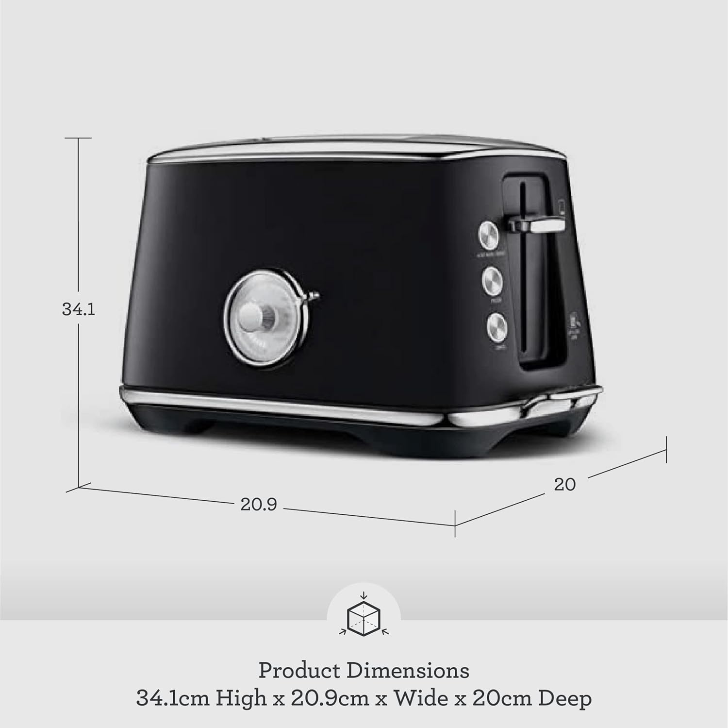 Sage The Toast Select™ Luxe Toaster Black | STA735BTR4GUK1