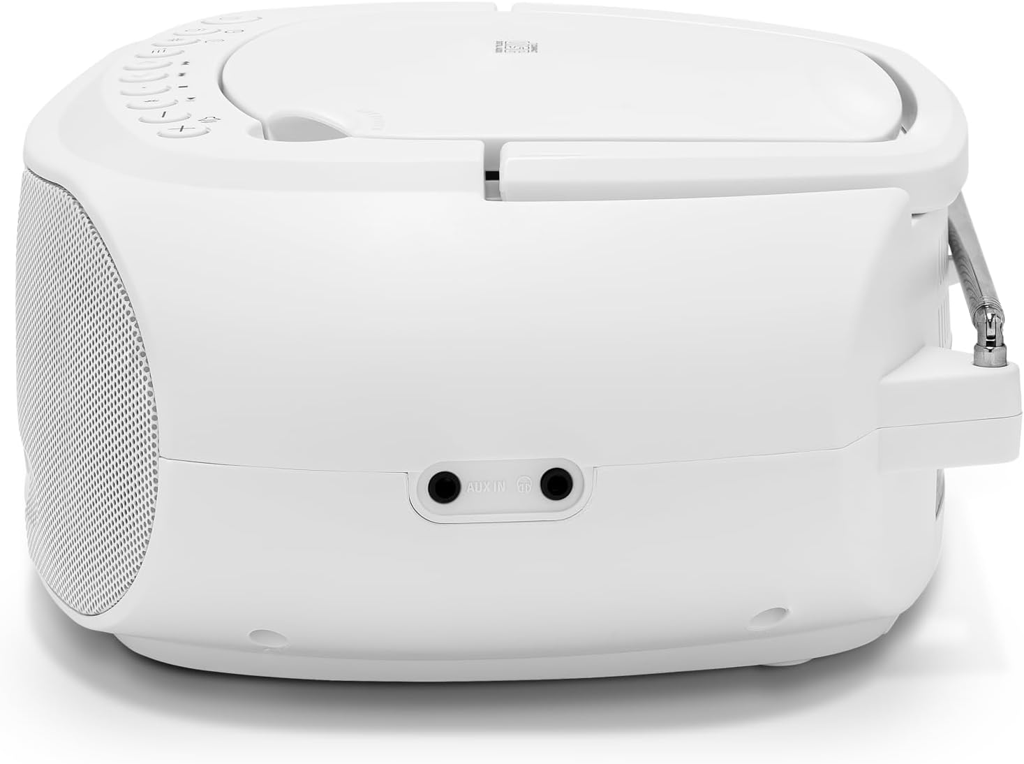 Roberts Zoombox 4 Portable  Boombox With Bluetooth White l ZOOMBOX4W