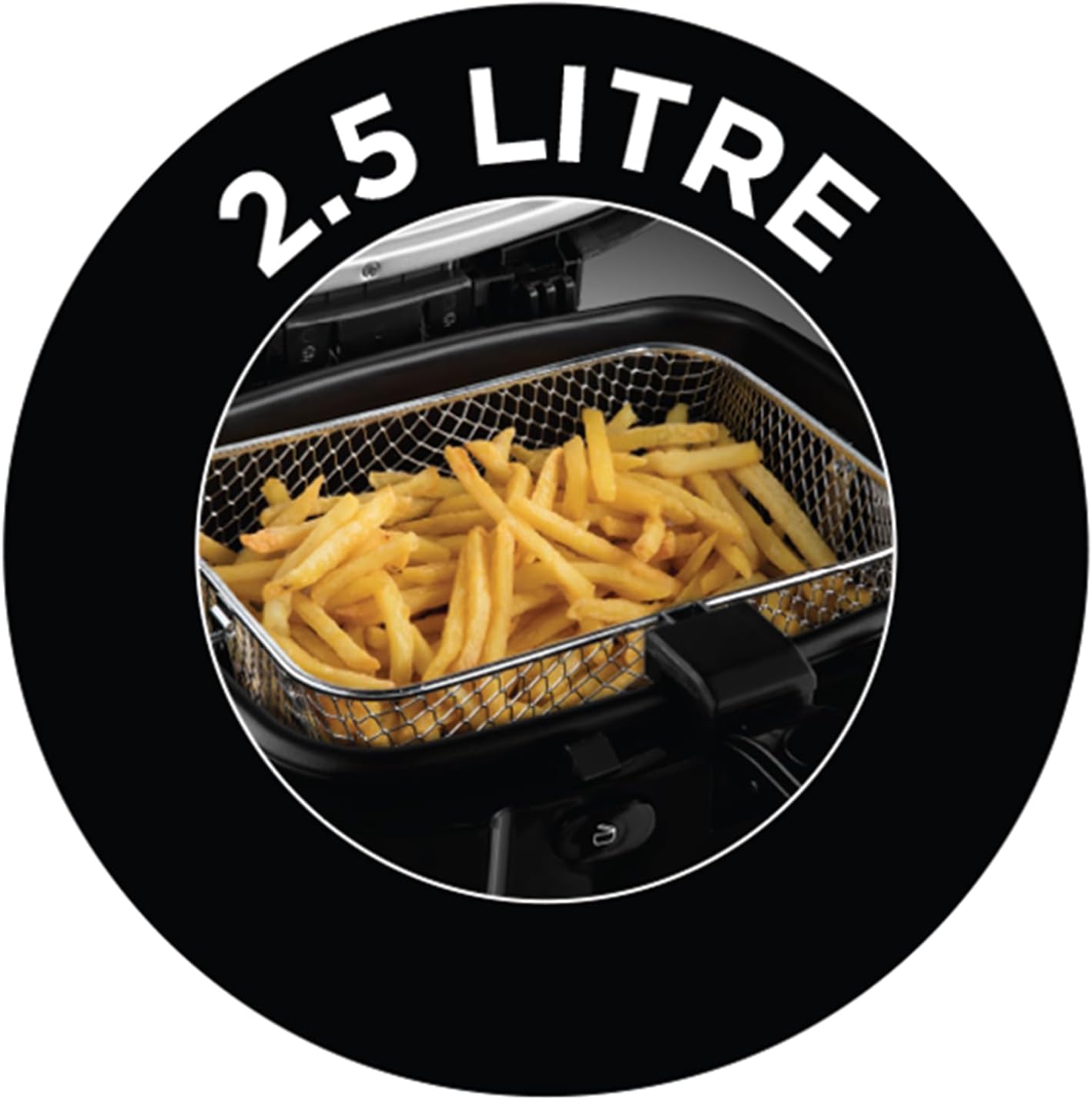 Russell Hobbs 2.5L Maxi Deep Fryer Black | 24570
