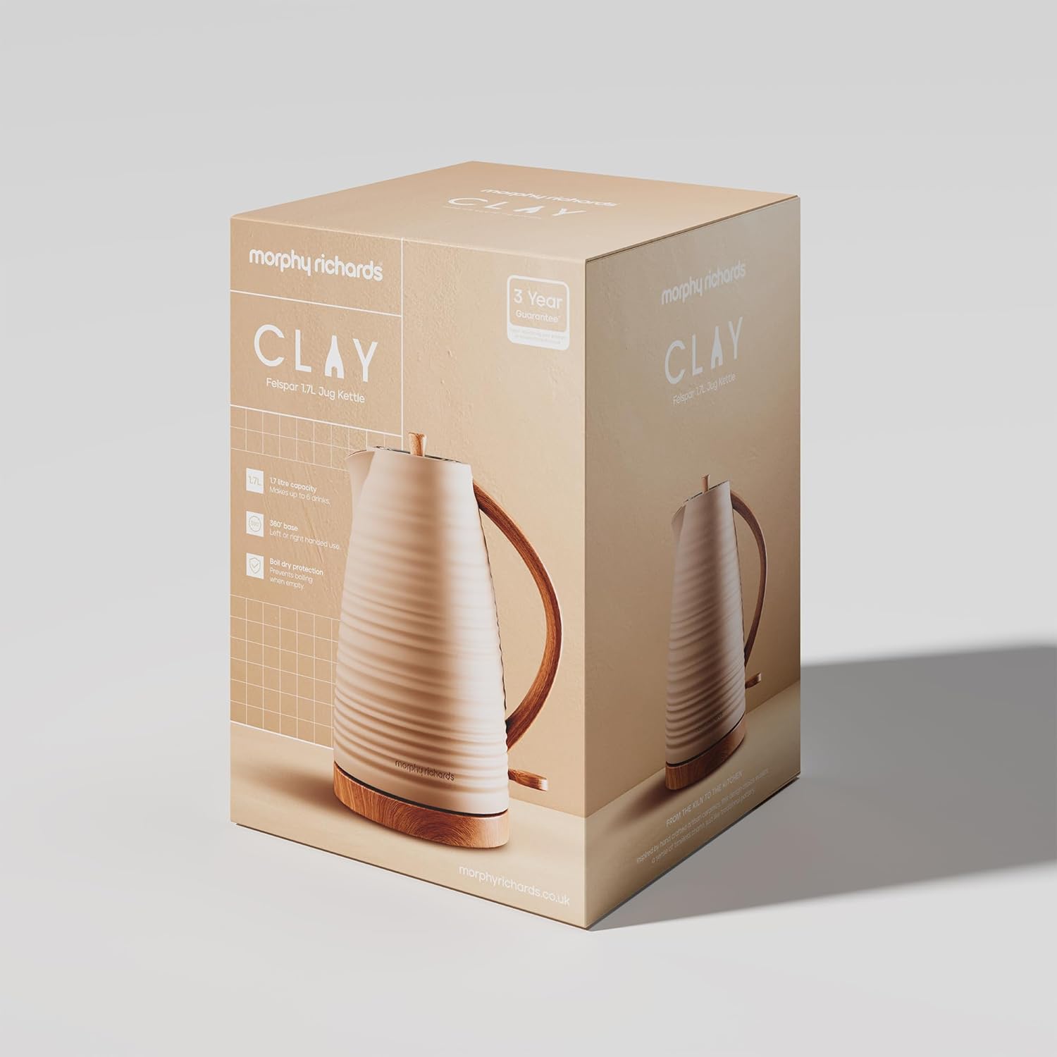 Morphy Richard Clay Felspar 1.7L Jug Kettle Felspar | 103100