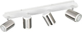 Trio Leuchten Gillan Spotlight Metal Matt White & Matte Nickel | 814500407 thumbnail 2
