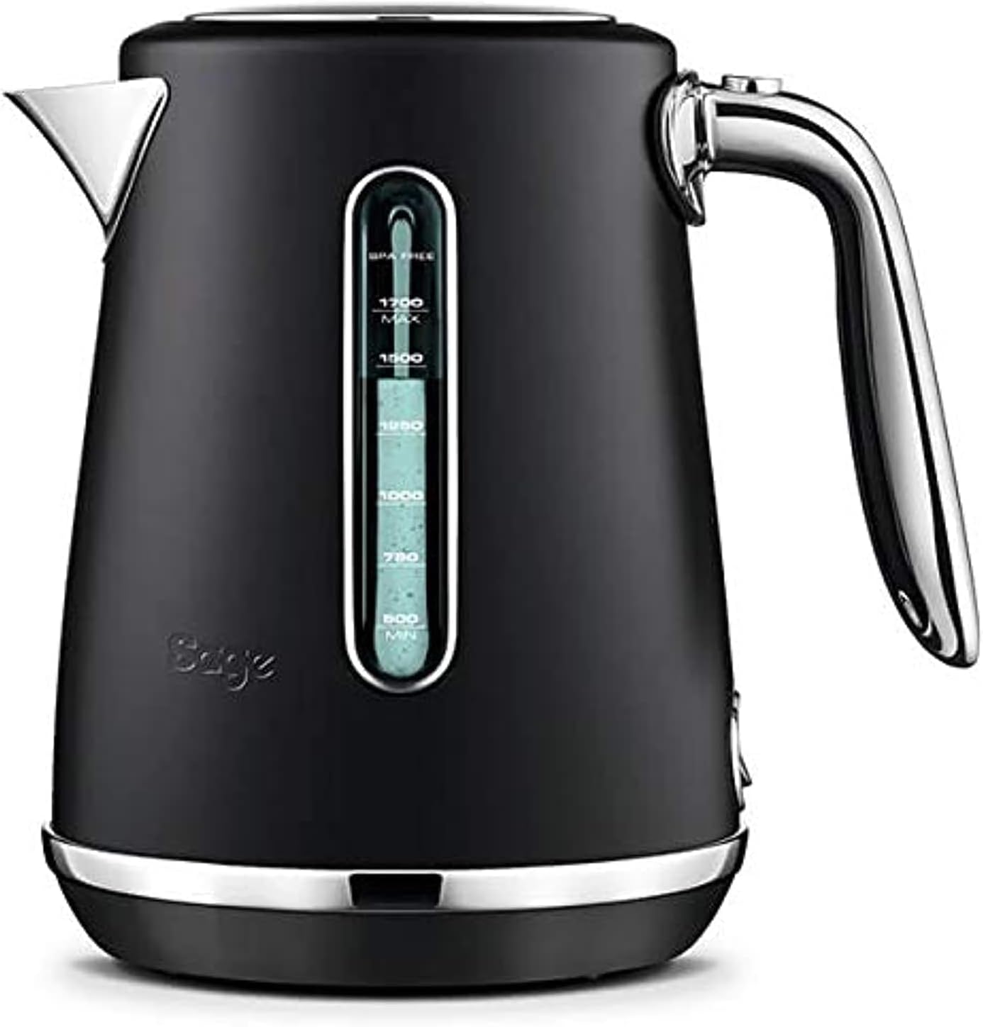 Sage The Soft Top Luxe Jug Kettle Black | SKE735BTR4GUK1