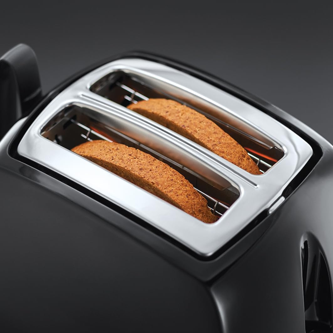 Russell Hobbs Textures Plus Toaster 2 Slice Black | 22601