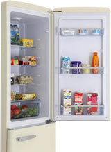 Amica 55cm 60/40 Retro Style Fridge Freezer Cream | FKR29653C thumbnail 5