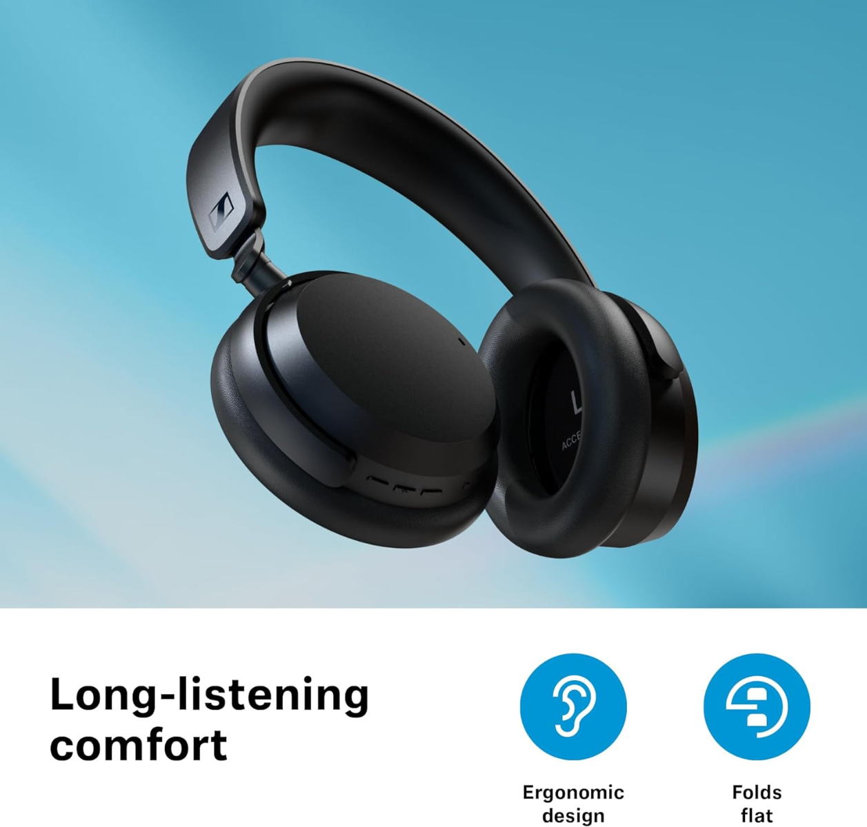 Sennheiser Accentum Black Wireless Headphones | 700174