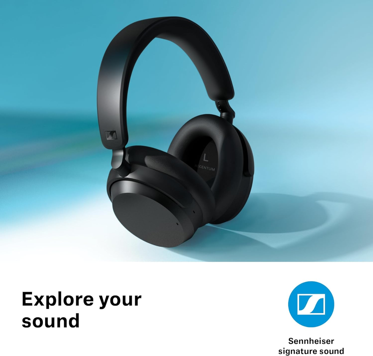 Sennheiser Accentum Black Wireless Headphones | 700174