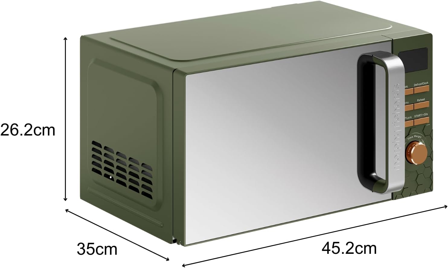 Morphy Richards Cassini 20L Microwave 800W Green Olivine | 511422