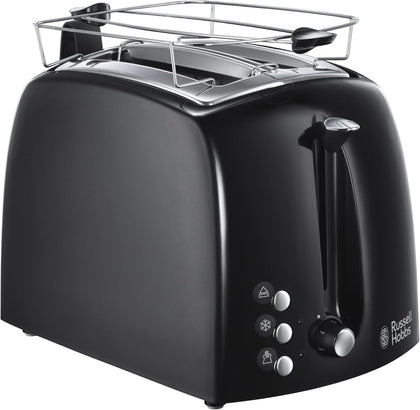 Russell Hobbs Textures Plus Toaster 2 Slice Black | 22601