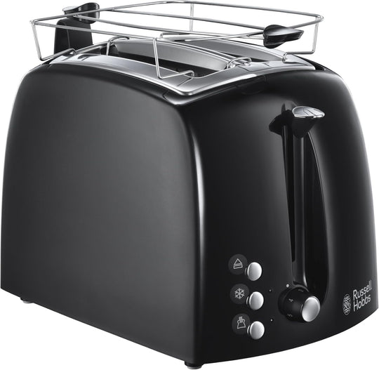 Russell Hobbs Textures Plus Toaster 2 Slice Black | 22601