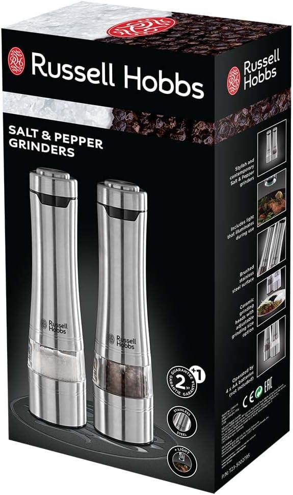 Russell Hobbs Salt & Pepper Grinders Inox | 23460-56