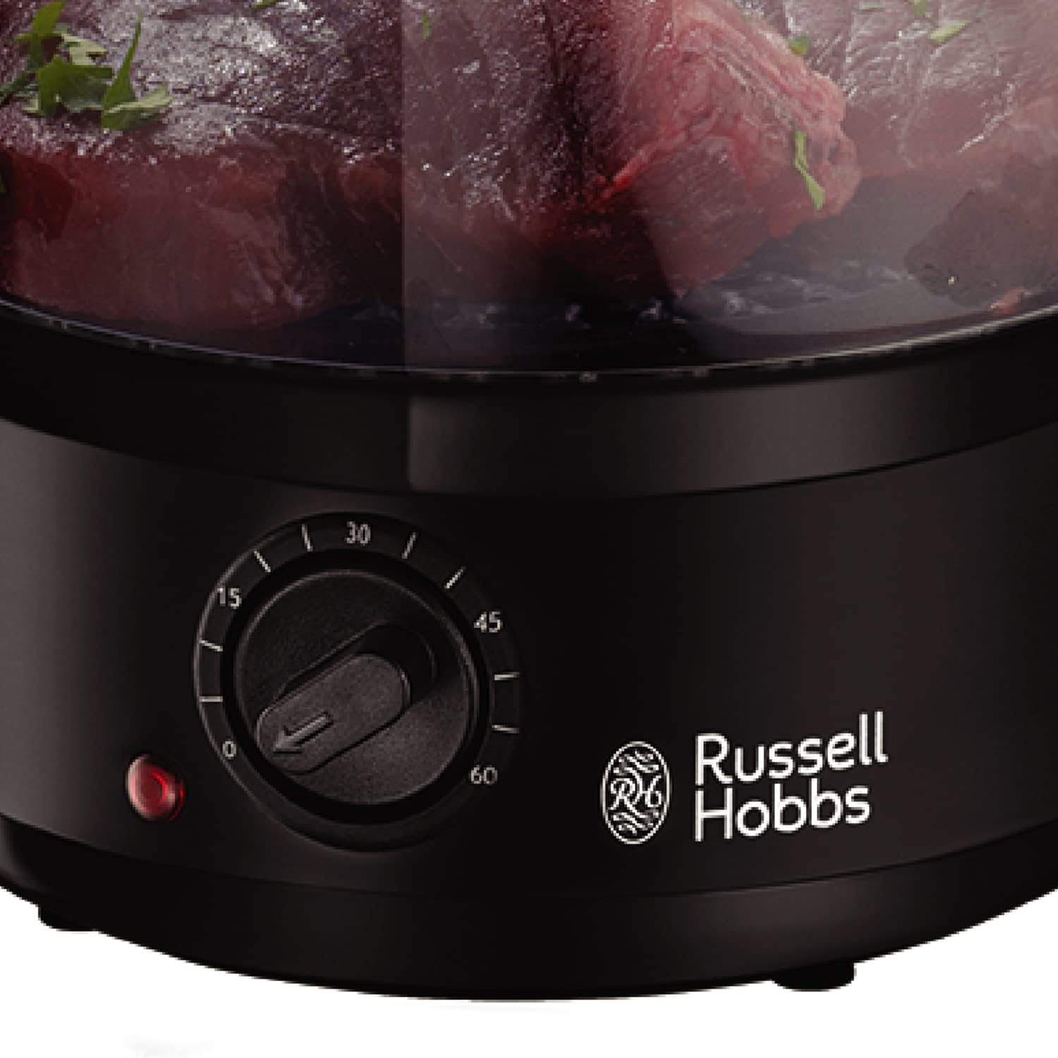 Russell Hobbs 3 Tier Electric Food Steamer 7L Matte Black | 26530