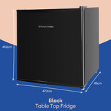 Russell Hobbs Mini Fridge 43 Litre Table Top Fridge with Ice Box Black | RHTTF0E1B thumbnail 2