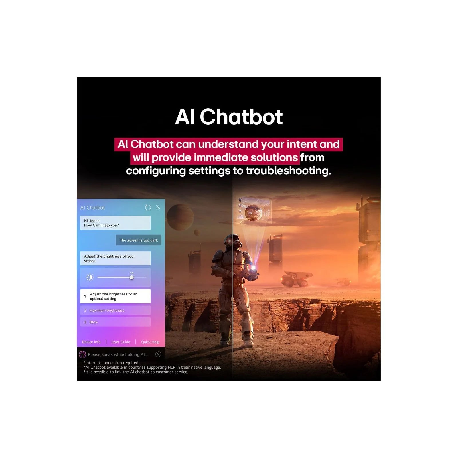 LG NANO81 65" 4K Ultra HD HDR LED Smart TV (2025) | 65NANO81A6A.AEK