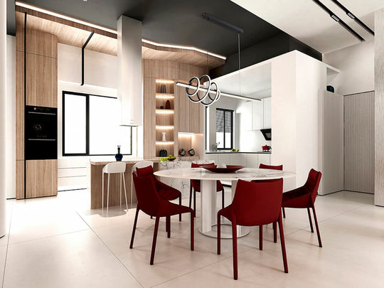 SCHULLER TORNADO - BLACK ISLAND PENDANT LED- 693073