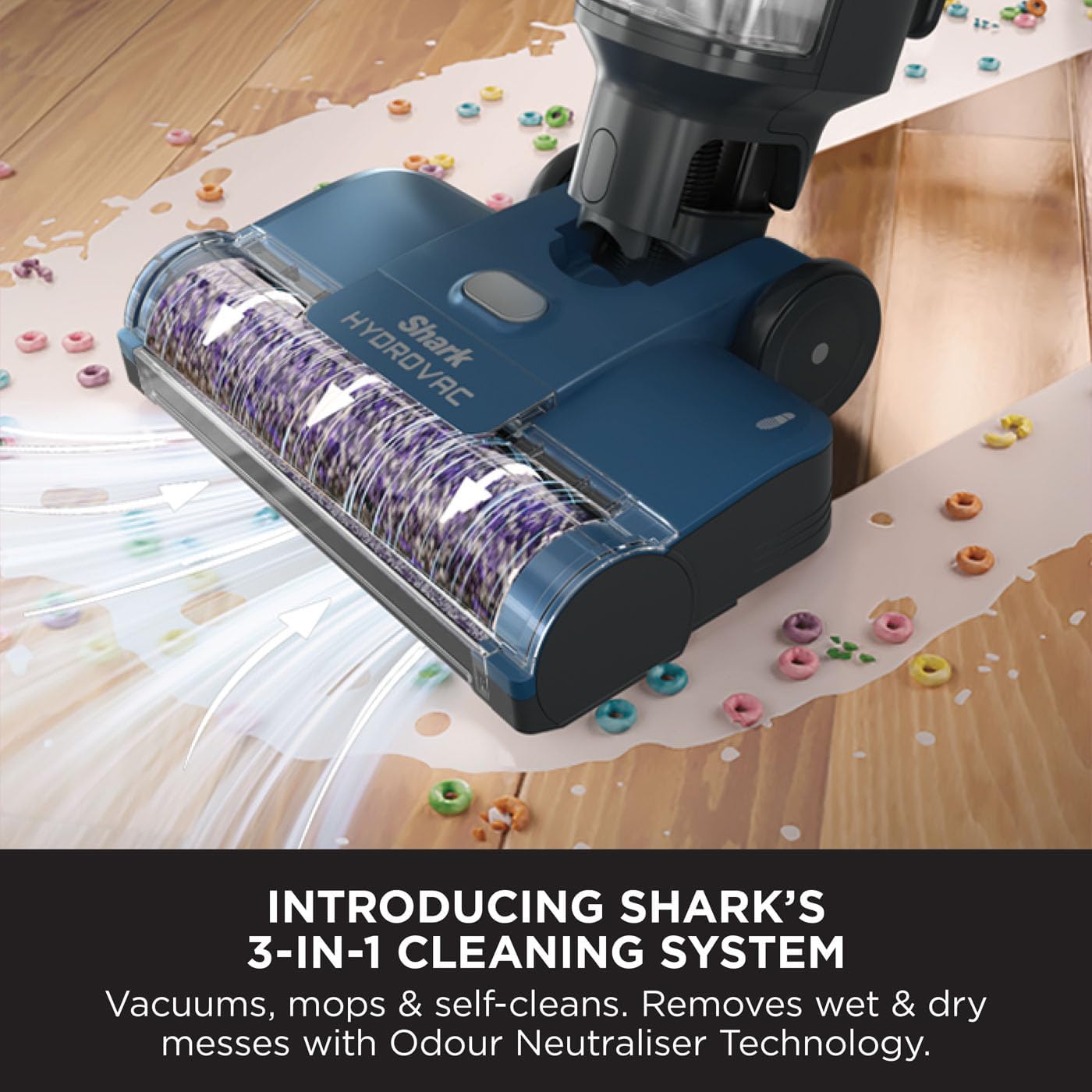 Shark Hydro Vac Corded Hard Floor Cleaner Navy Blue | WD110UK