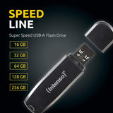 Intenso Speed Line 64GB USB 3.0 Memory Stick Drive - Black | 3533490 thumbnail 4