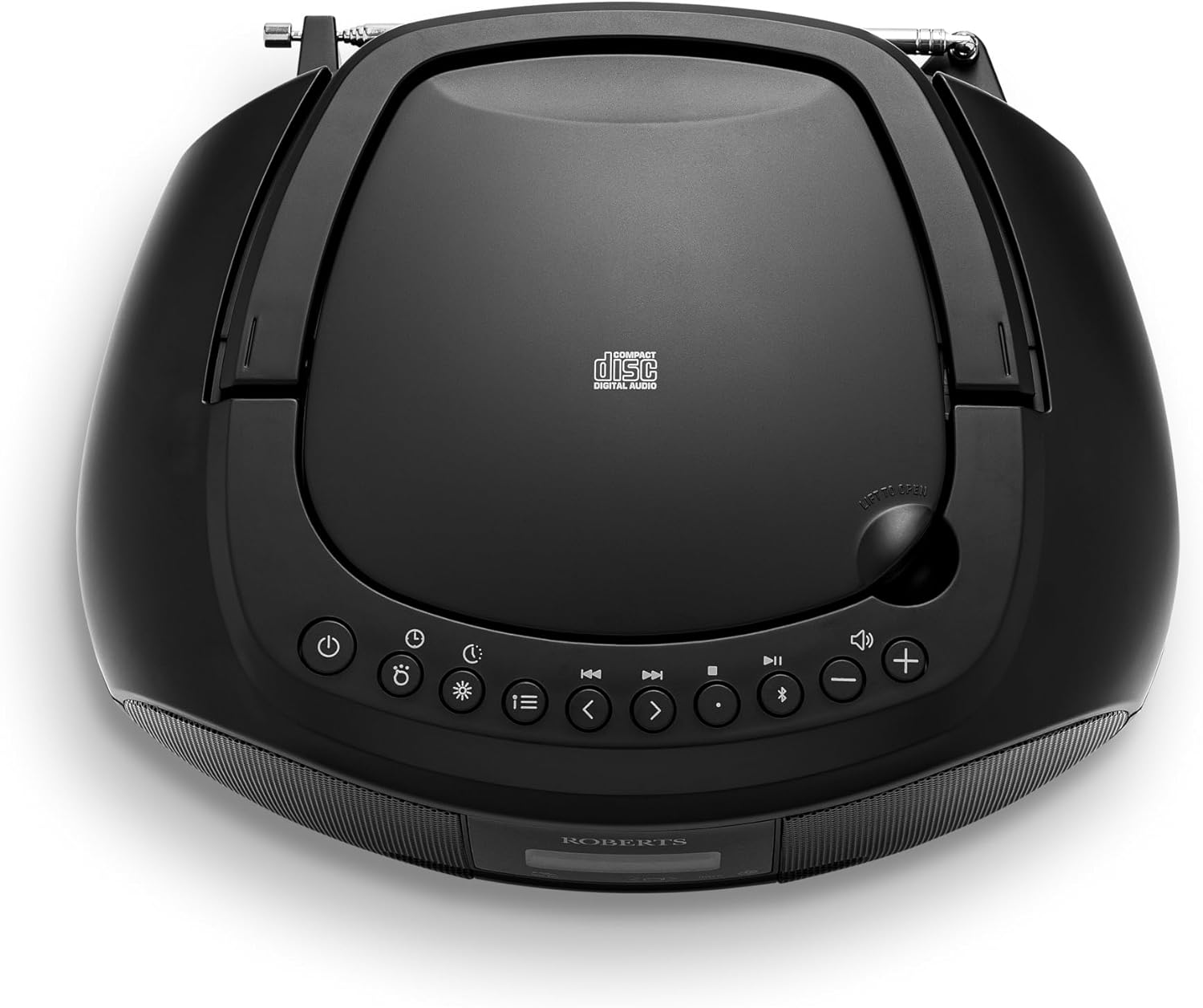 Roberts Zoombox 4 Portable  Boombox With Bluetooth Black l ZOOMBOXFM4BK