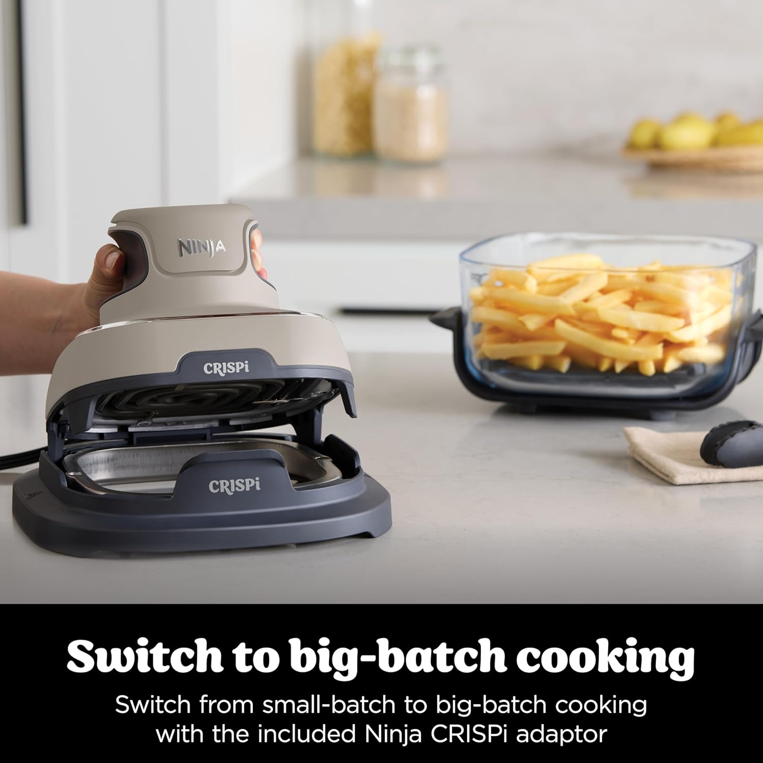 Ninja CRISPi 4-in-1 Portable Glass Air Fryer Stone | FN101UKST